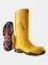 Všestranné pracovné gumáky DUNLOP Purofort+ S5, oceľ. špica, do -20°C, žlté