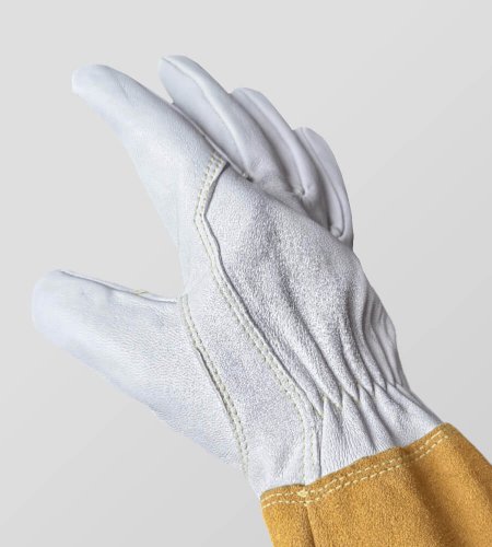 Zváračské pracovné rukavice Tegera 126A, lícová kozinka najvyššej kvality - Veľkosť: 7