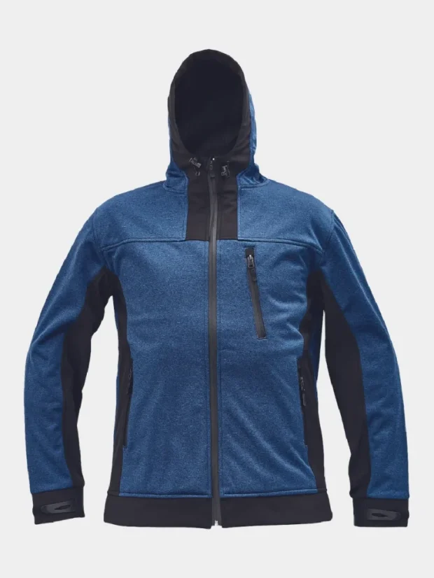 Softshell work jacket Cerva Huyer, royal