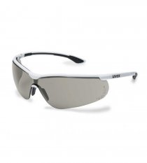 Pracovné okuliare Uvex Sportstyle, šedé 23%, bielo-čierne