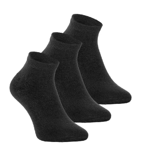 Bamboo socks VM BAMBOO, short, black, set of 3 pairs