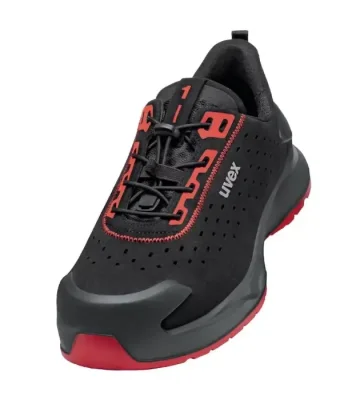 Safety shoes Uvex 1 X-Craft, S1 P SRC, black-red