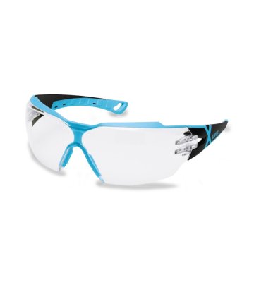 Safety glasses Uvex Pheos CX2, clear, black-blue