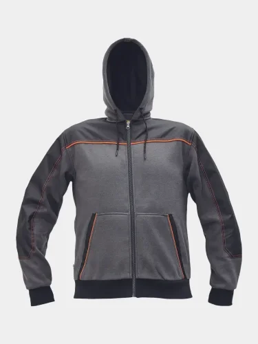 Hoodie Cerva Cremorne, gray