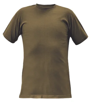 T-shirt Cerva TEESTA, short sleeve, 100% cotton, olive