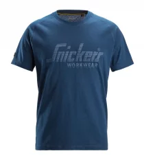 Tričko s krátkym rukávom Snickers 3D logo, modré