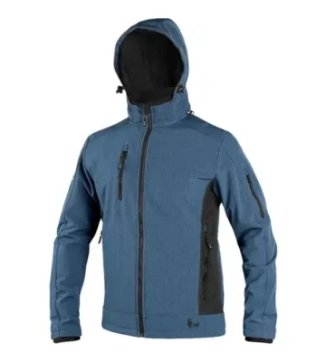 Softshell jacket CXS DURHAM, blue-black