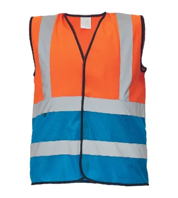 Reflective vest Cerva LYNX DUO, orange-royal