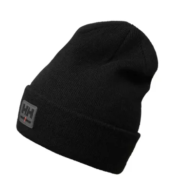 Helly Hansen Classic Logo Cuff Beanie, black