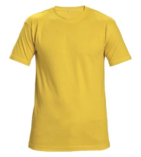 T-shirt Cerva TEESTA, short sleeve, 100% cotton, yellow