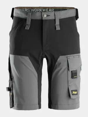 Work Shorts Snickers AllroundWork Full Stretch 6173, grey