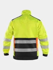 Reflective work jacket CXS Benson, yellow
