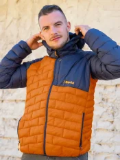 Zimná páperová bunda Kapriol Thermic, oranžová