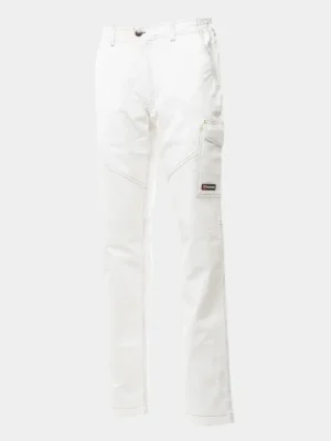 Cotton trousers Payper Worker, white