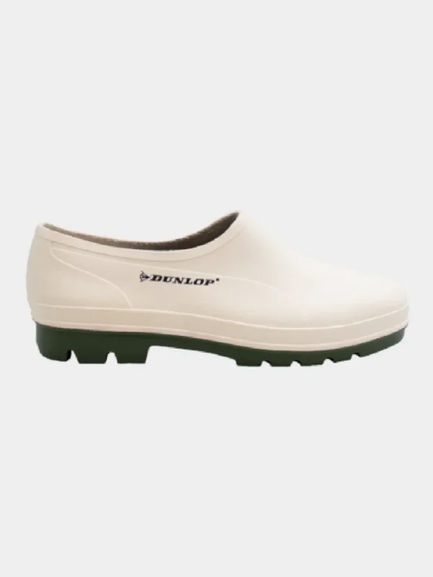 Dunlop Bicolour , gumové poltopánky, biele