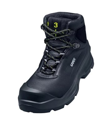 Safety full-leather boots Uvex 3, S3 SRC CI, black