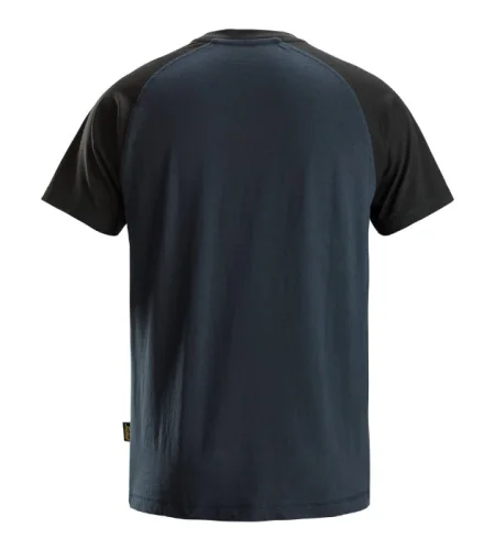 Tričko s krátkym rukávom Snickers, dvojfarebné, modro-čierne
