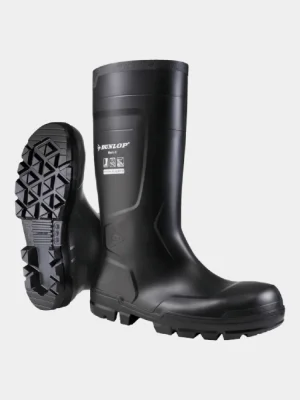 Dunlop Protomastor Work-It S4, bezpečnostné gumáky, čierne
