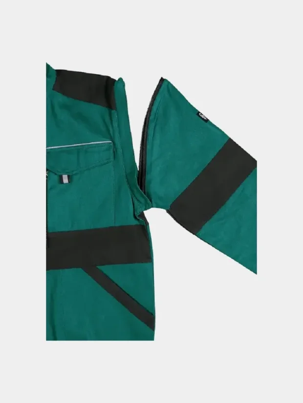 Arbeitsbluse 2v1 CXS Luxy Eda, 100% Baumwolle, grün