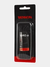 Laces Bennon, black, 140 cm