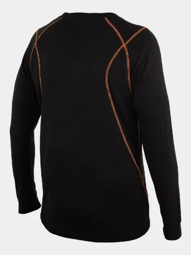 Thermal t-shirt Bennon Artemios, black, long sleeve