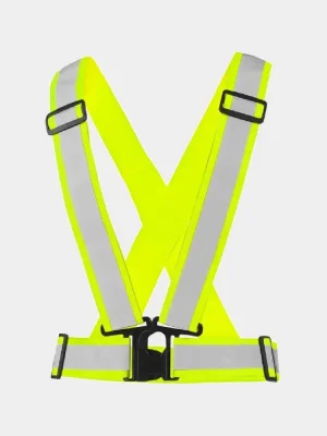 Reflective elastic cross CXS Cross, yellow