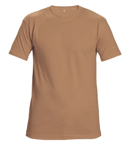 T-shirt Cerva TEESTA, short sleeve, 100% cotton, beige