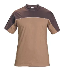 Tričko s krátkym rukávom Australian Line Stanmore, hnedé