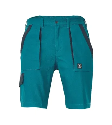 Work shorts Cerva Max Neo, 100% cotton, petrol