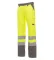 Hi-vis work trousers Payper Charter, yellow-gray