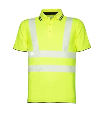 Reflective polo shirt Ardon Signal, yellow