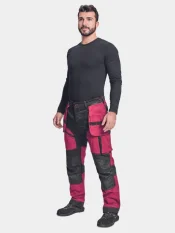 Work trousers Cerva Keilor, red
