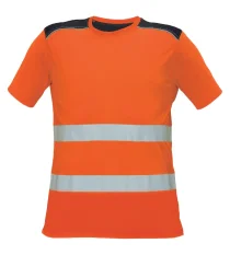 Reflexné tričko s krátkym rukávom Cerva  KNOXFIELD, oranžové