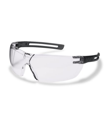 Pracovné okuliare Uvex X-fit, číre, čierne