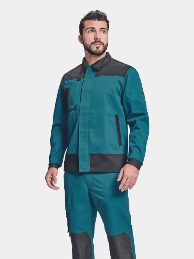 Arbeitsbluse Cerva Cremorne, petrol