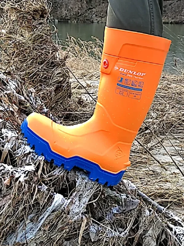 Dunlop boots Purofort FieldPRO Thermo+ S5 CI SRC, orange