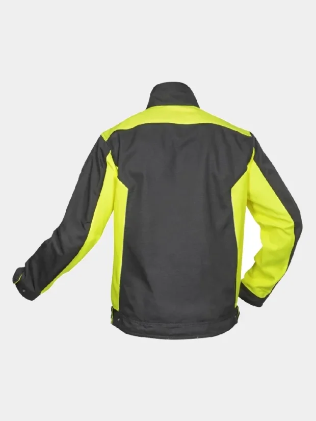Arbeitsbluse Ardon Neon, schwarz-gelb