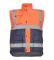 Winter hi-vis vest Cerva HELLIN, orange-navy