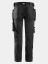 Stretch Trousers with Holster Pockets, Snickers AllroundWork 6241, black