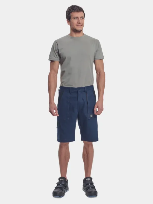 Arbeits-Shorts Cerva Max Neo, 100% Baumwolle, navy