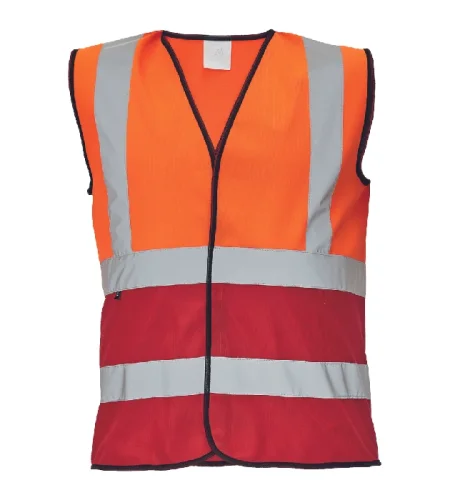 Reflective vest Cerva LYNX DUO, orange-red