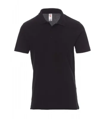 Men's polo shirt Payper Rome, short sleeve, black