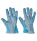 Disposable gloves Cerva DUCK BLUE, PE, 500 pcs/pack