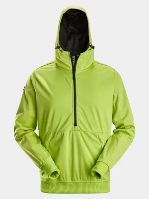 Vetruodolná softshell mikina Snickers FlexiWork 8400, limetková