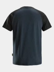 T-shirt, short sleeve, Snickers two-coloured, navy-black