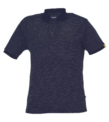 ESD polo shirt Cerva NOYO, short sleeve, navy