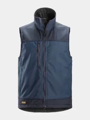 Softshellová vesta Snickers 4506 AllroundWork, navy