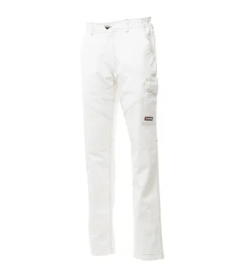 Cotton trousers Payper Worker, white