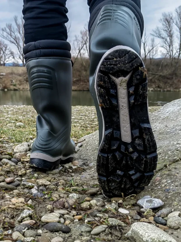 Zateplené gumáky DUNLOP Blizzard, do -15°C, bez špice, zelené