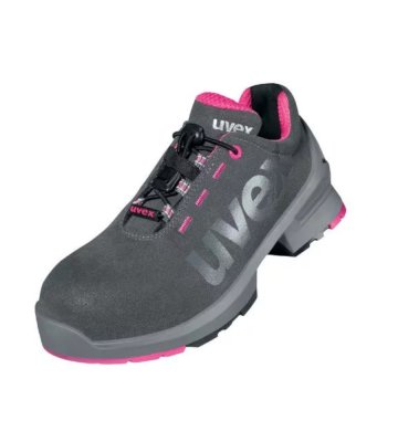 Women safety shoes Uvex 1 Ladies, S2 SRC, grey-pink